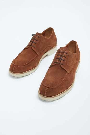  Tamer Tanca Erkek Hakiki Deri Tarçın Casual Ayakkabı