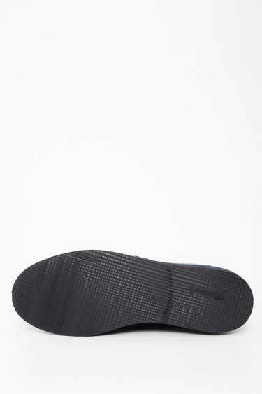  Tamer Tanca Erkek Hakiki Deri Lacivert Casual Ayakkabı