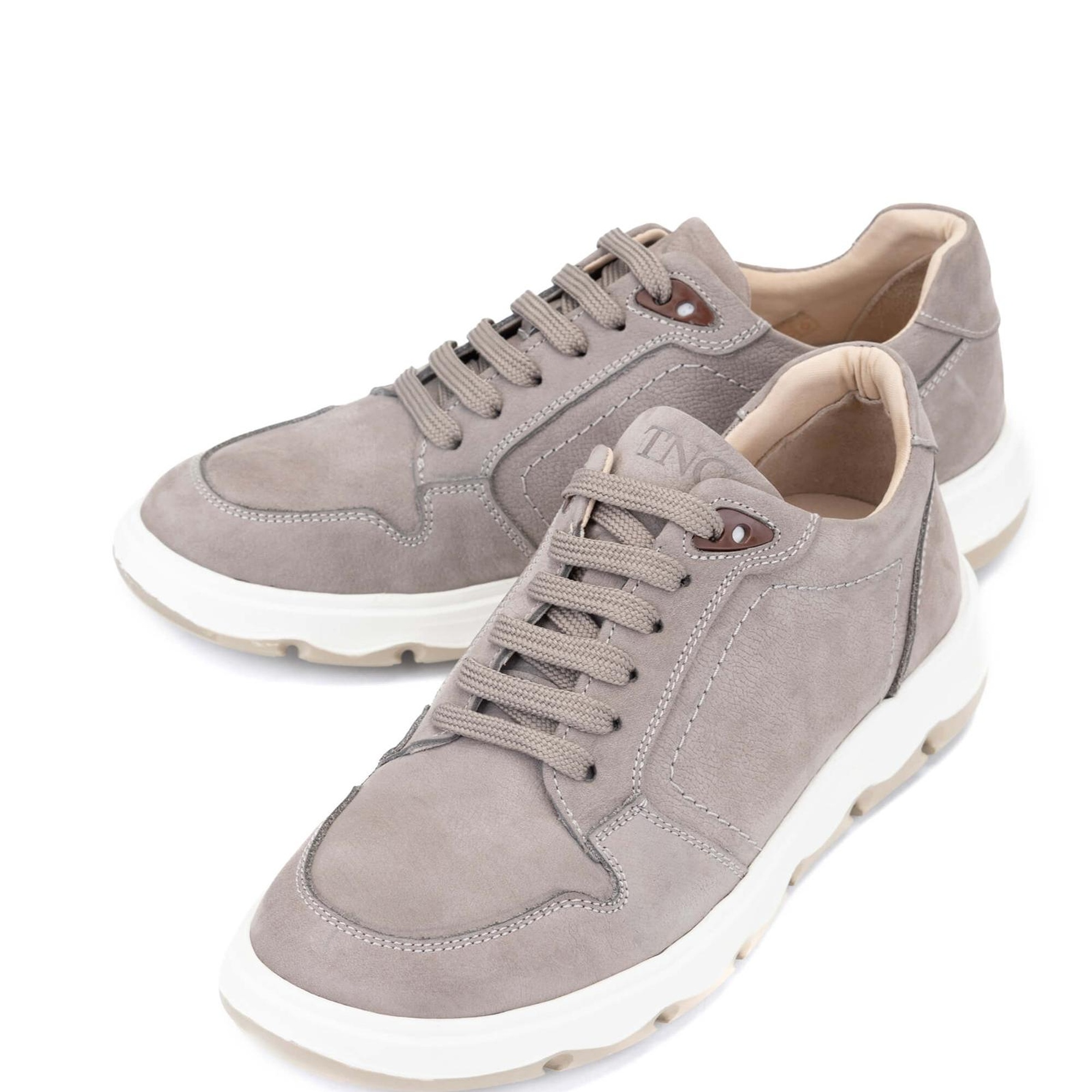 Tamer Tanca Erkek Hakiki Deri Vizon Nubuk Casual Ayakkabı