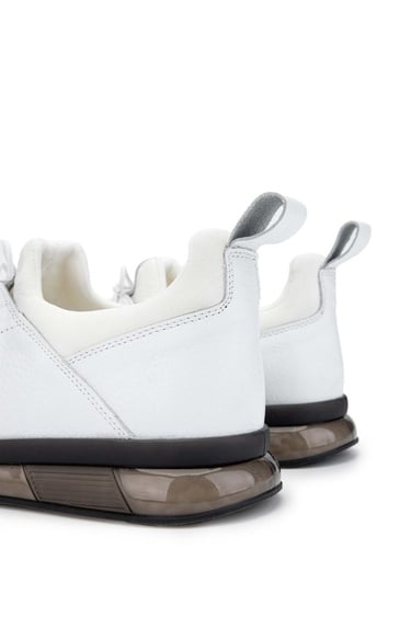  Tamer Tanca Erkek Hakiki Deri Beyaz Casual Ayakkabı