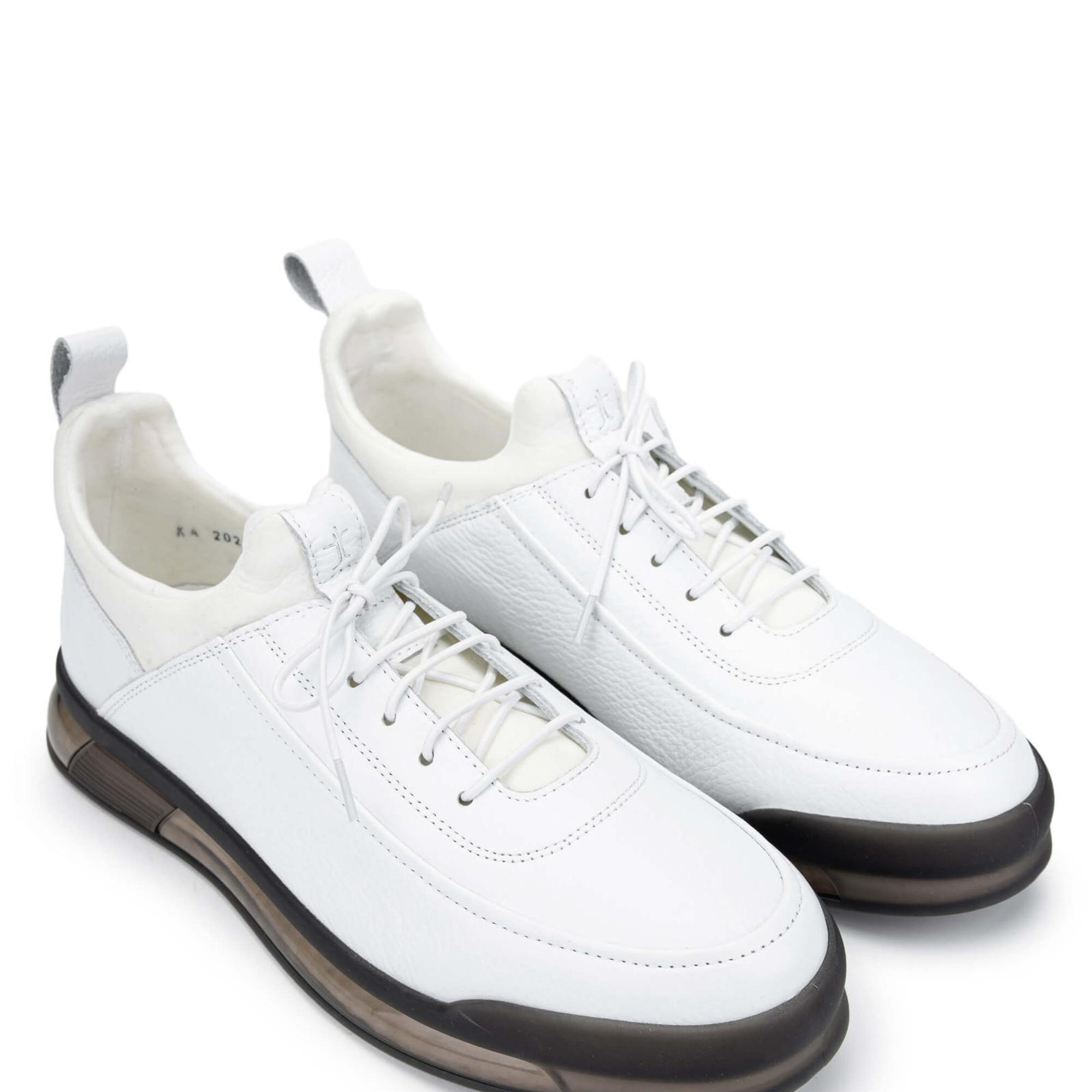 Tamer Tanca Erkek Hakiki Deri Beyaz Casual Ayakkabı