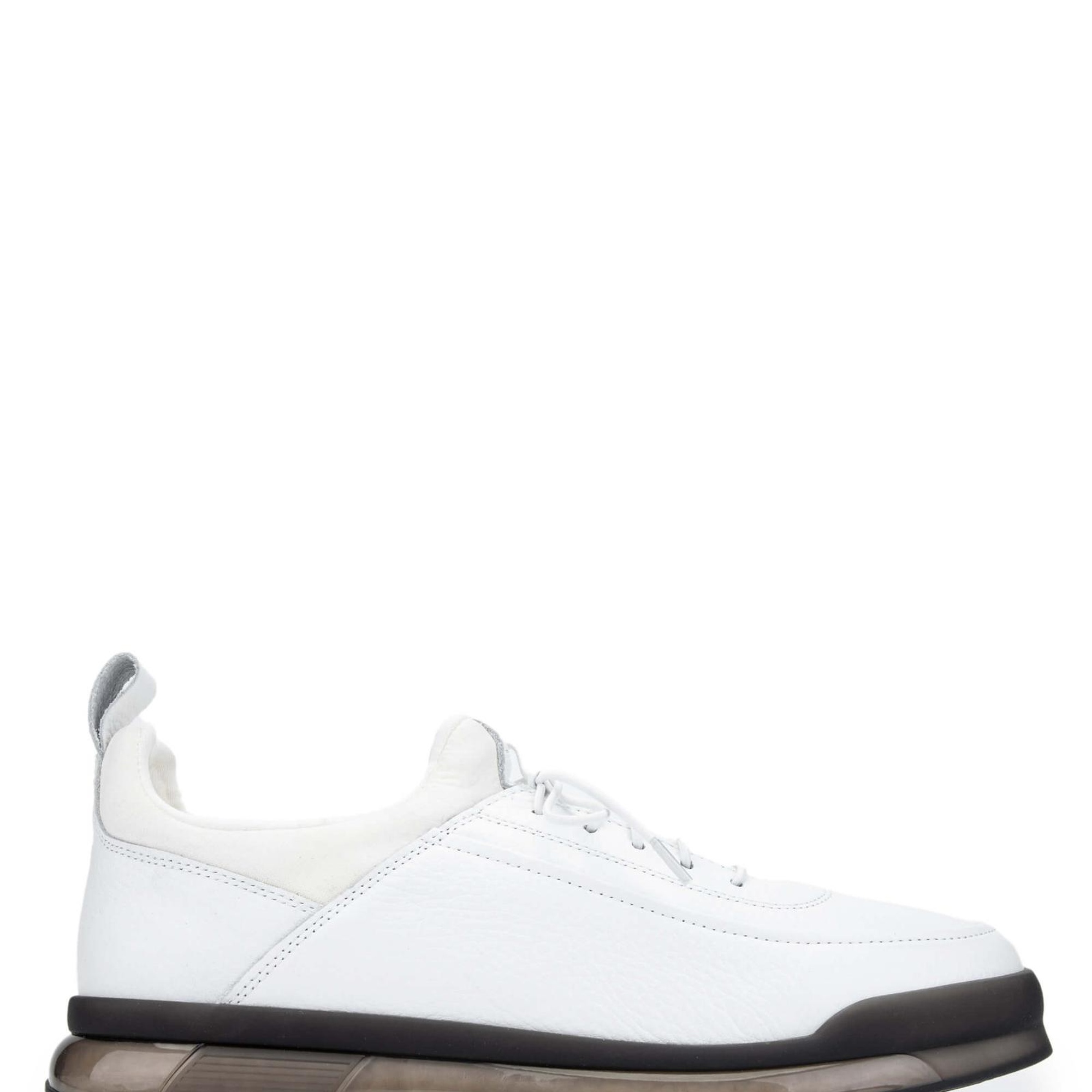 Tamer Tanca Erkek Hakiki Deri Beyaz Casual Ayakkabı