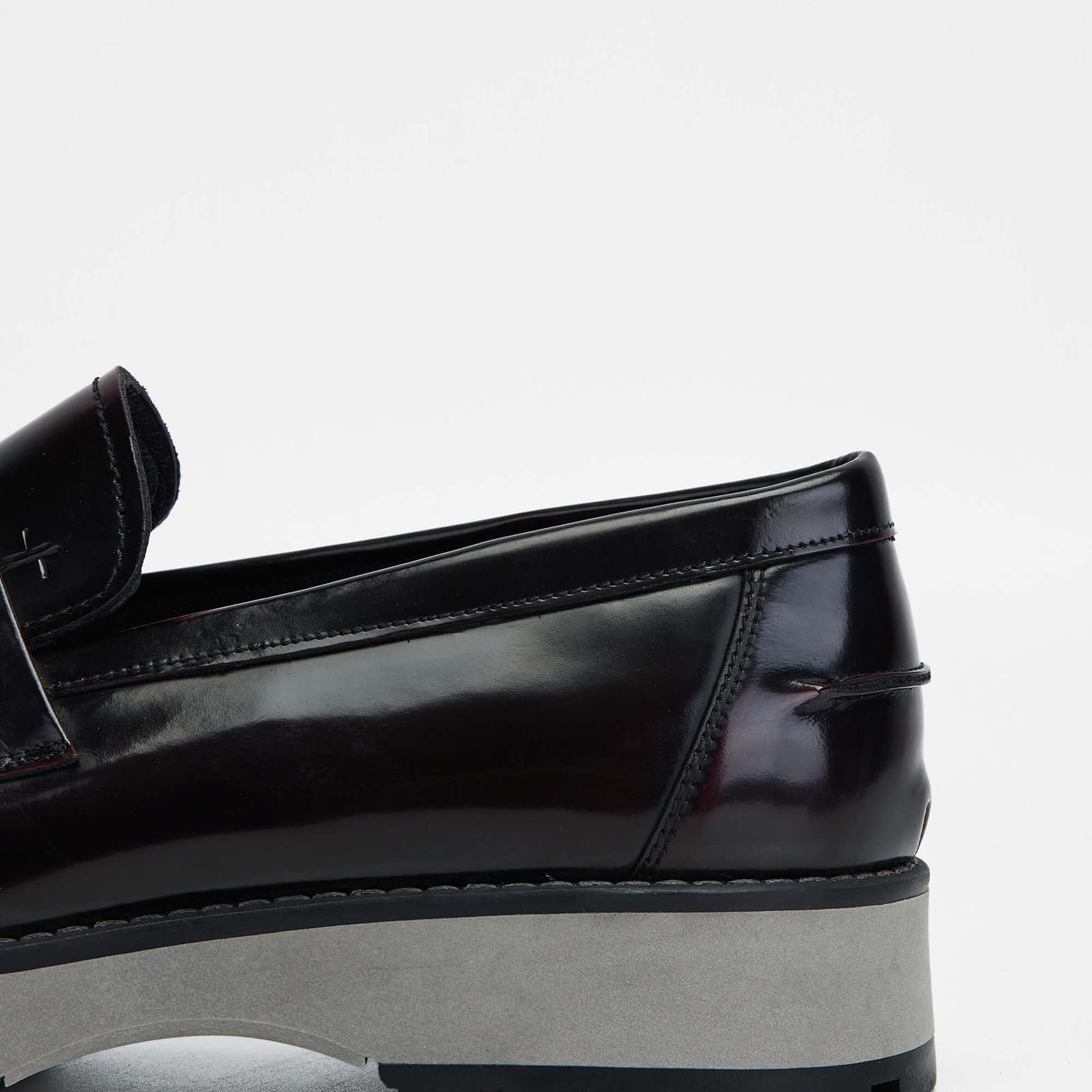 Tamer Tanca Erkek Hakiki Deri Bordo Casual Ayakkabı