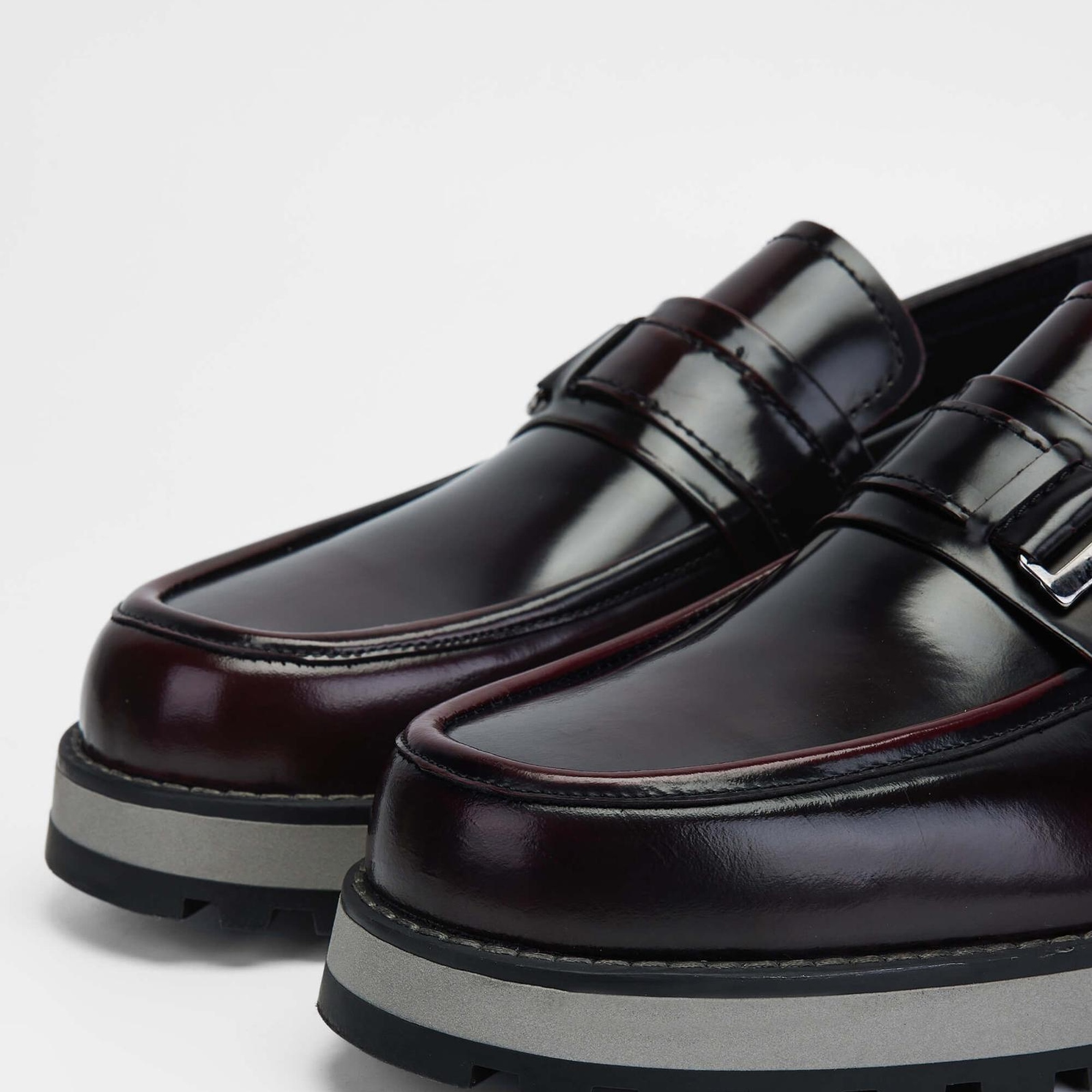 Tamer Tanca Erkek Hakiki Deri Bordo Casual Ayakkabı