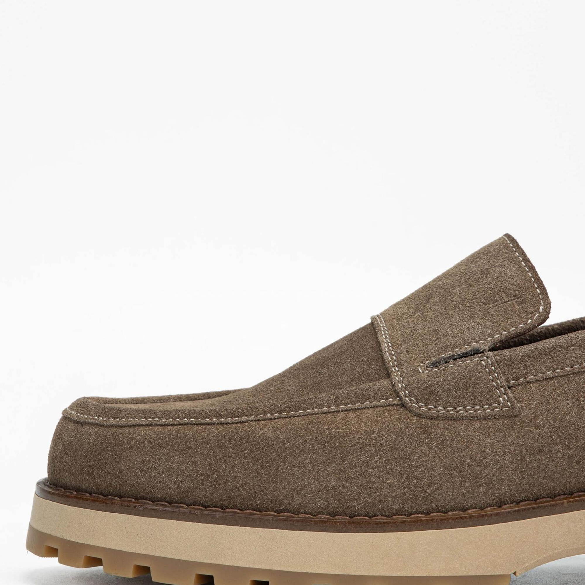 Tamer Tanca Erkek Hakiki Deri Bej Casual Ayakkabı