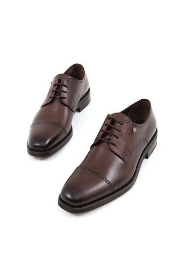  Tamer Tanca Erkek Hakiki Deri Kahverengi Deri Casual Ayakkabı