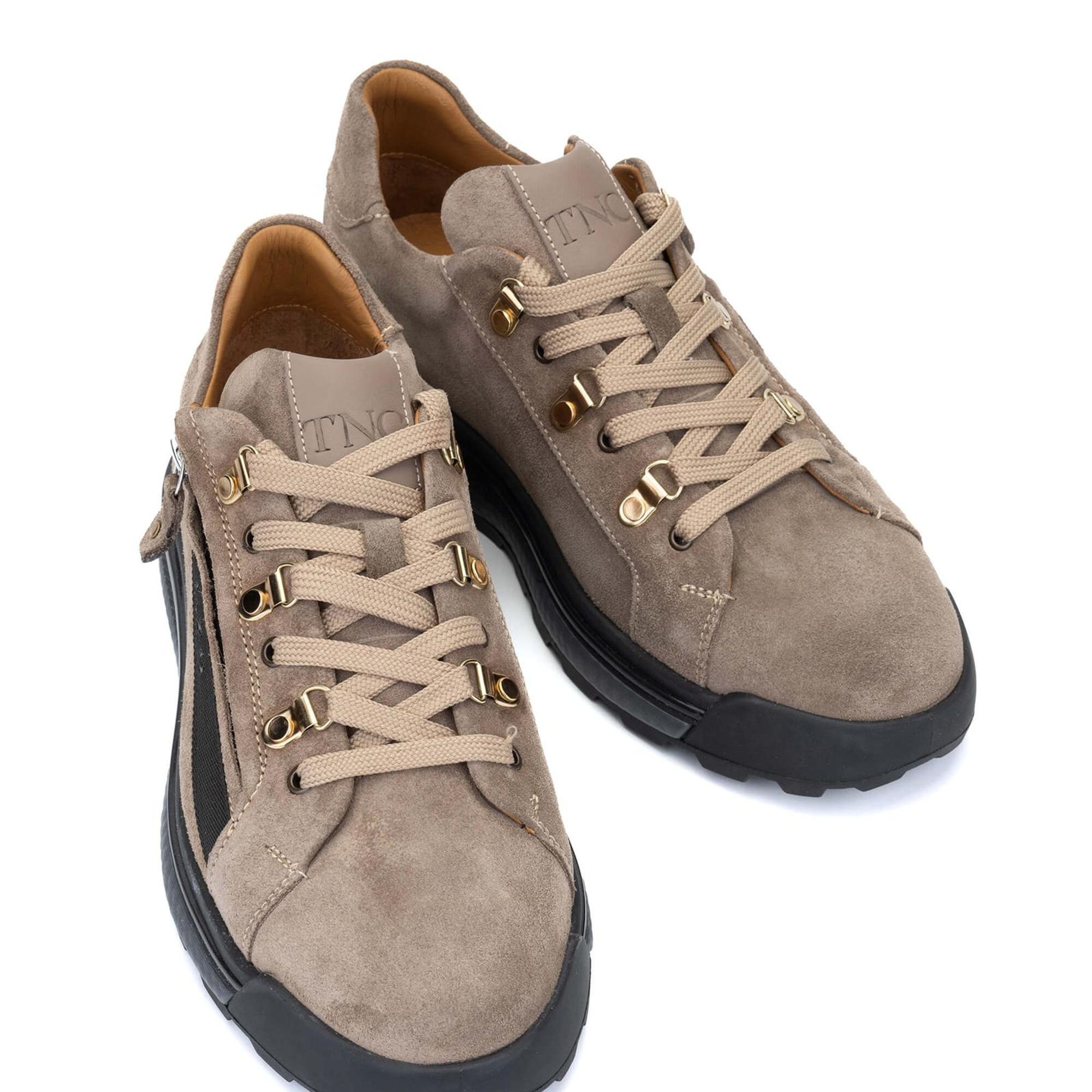 Tamer Tanca Erkek Hakiki Deri Vizon Süet Casual Ayakkabı