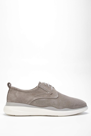  Tamer Tanca Erkek Hakiki Deri Bej Casual Ayakkabı