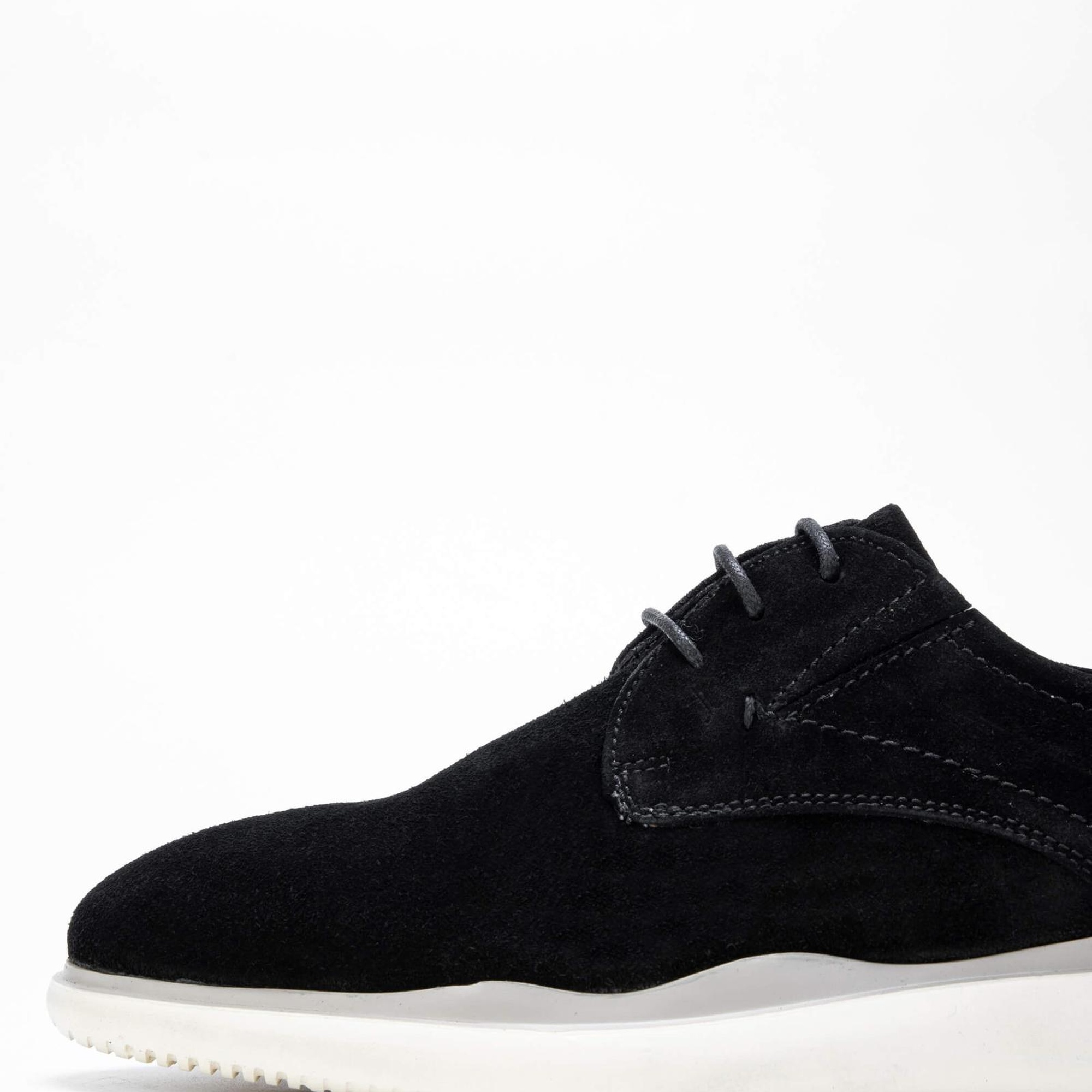 Tamer Tanca Erkek Hakiki Deri Siyah Süet Casual Ayakkabı