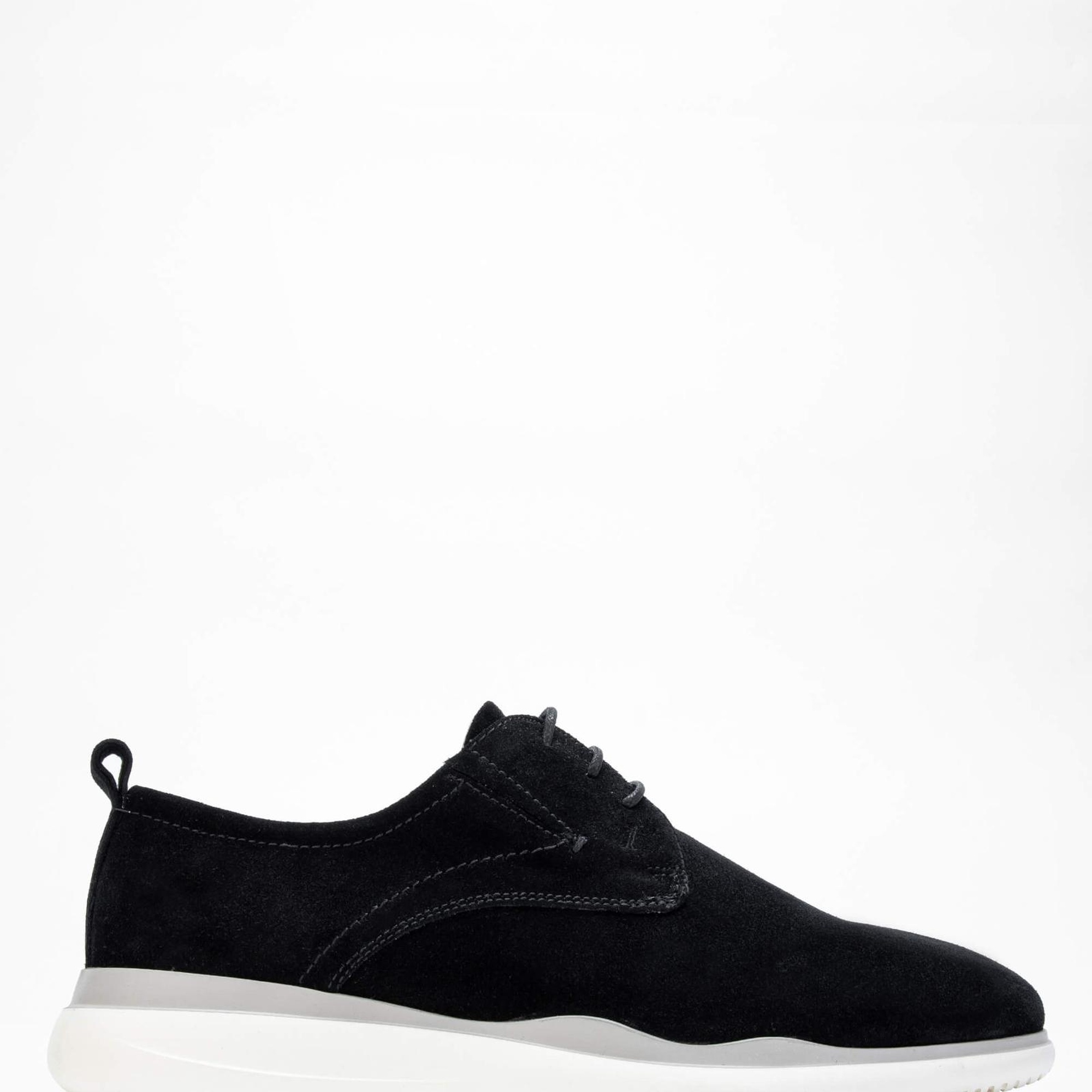 Tamer Tanca Erkek Hakiki Deri Siyah Süet Casual Ayakkabı