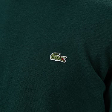  Lacoste Erkek Regular Fit Bisiklet Yaka Koyu Yeşil Kazak