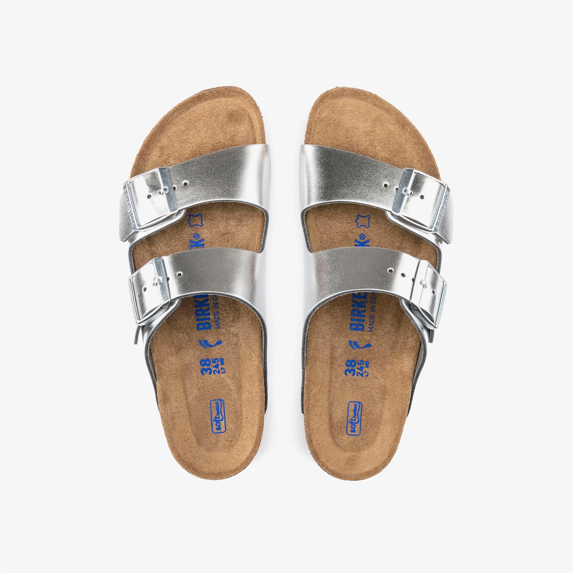 Birkenstock Arizona Kadın Metalik Gri Terlik