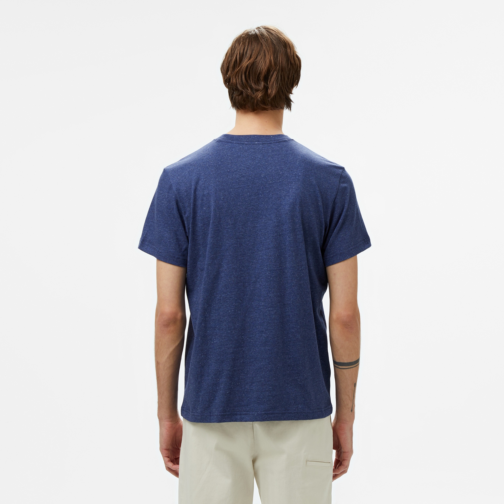 Lacoste Erkek Regular Fit Bisiklet Yaka Lacivert T-Shirt