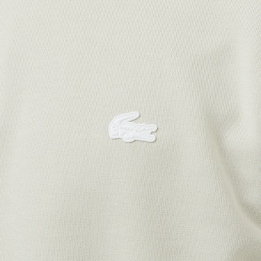  Lacoste Erkek Relaxed Fit Bisiklet Yaka Baskılı Gri Sweatshirt