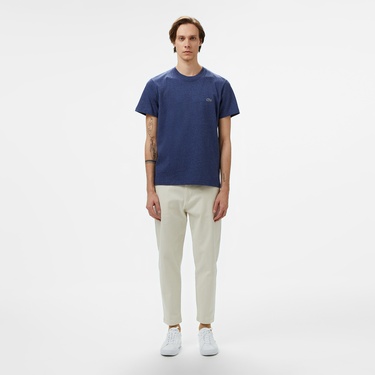  Lacoste Erkek Regular Fit Bisiklet Yaka Lacivert T-Shirt
