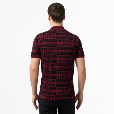  Lacoste Original L.12.12 Bordo Erkek Polo T-shirt