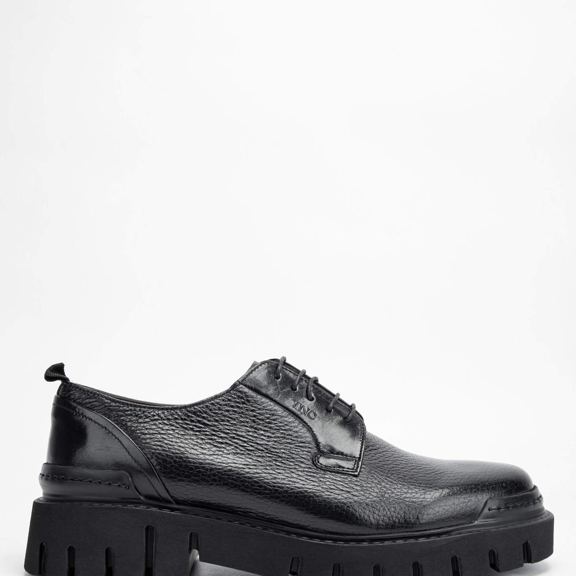 Tamer Tanca Erkek Hakiki Deri Siyah Casual Ayakkabı