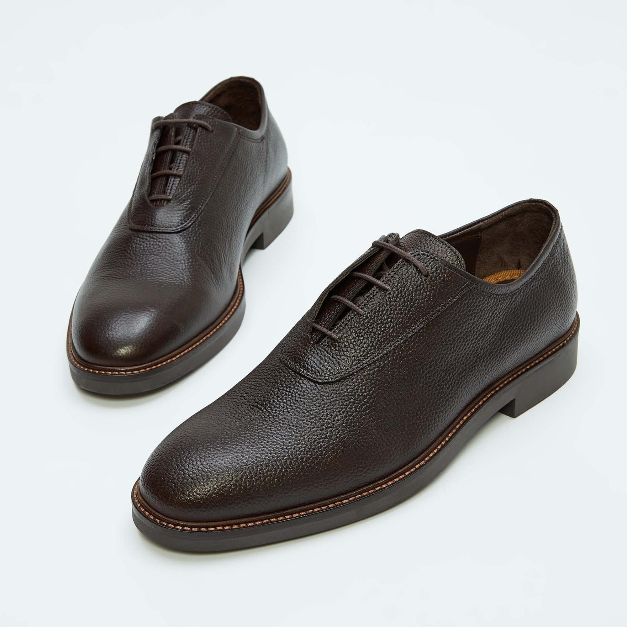 Tamer Tanca Erkek Hakiki Deri Kahverengi Casual Ayakkabı