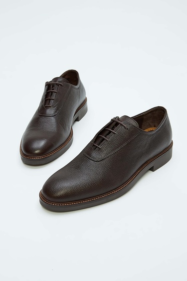  Tamer Tanca Erkek Hakiki Deri Kahverengi Casual Ayakkabı