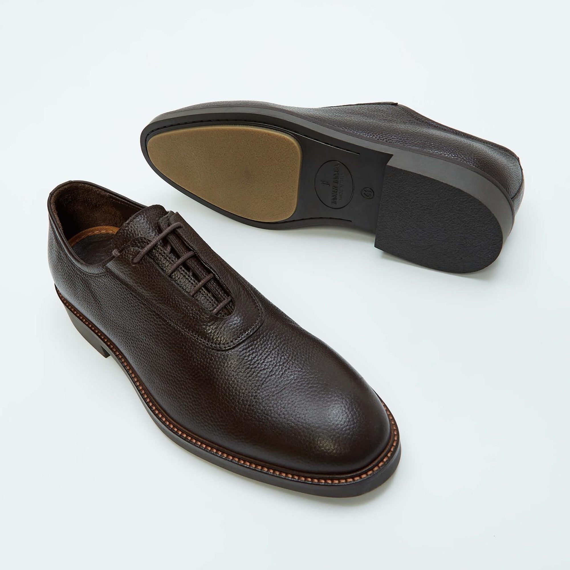 Tamer Tanca Erkek Hakiki Deri Kahverengi Casual Ayakkabı