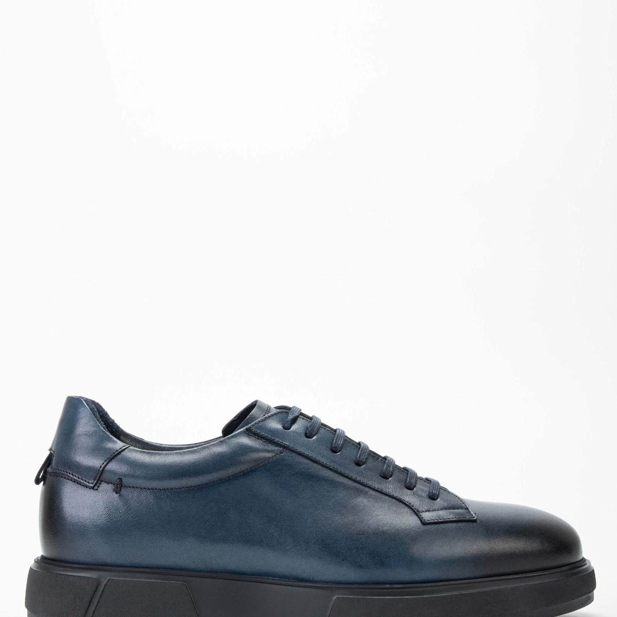 Tamer Tanca Erkek Hakiki Deri Lacivert Casual Ayakkabı