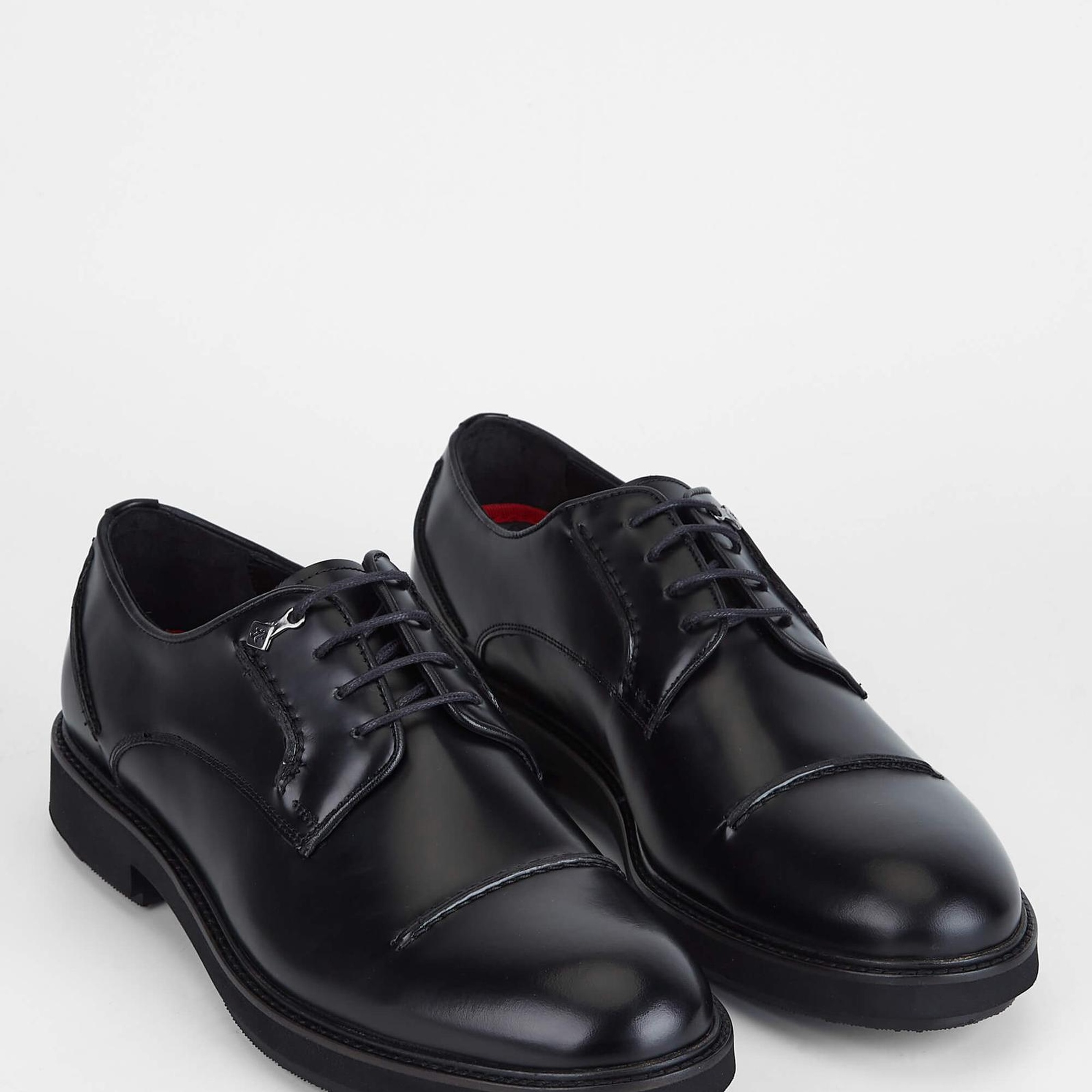 Tamer Tanca Erkek Hakiki Deri Siyah Açma Casual Ayakkabı