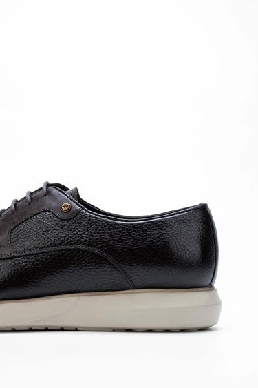  Tamer Tanca Erkek Hakiki Deri Kahverengi Casual Ayakkabı