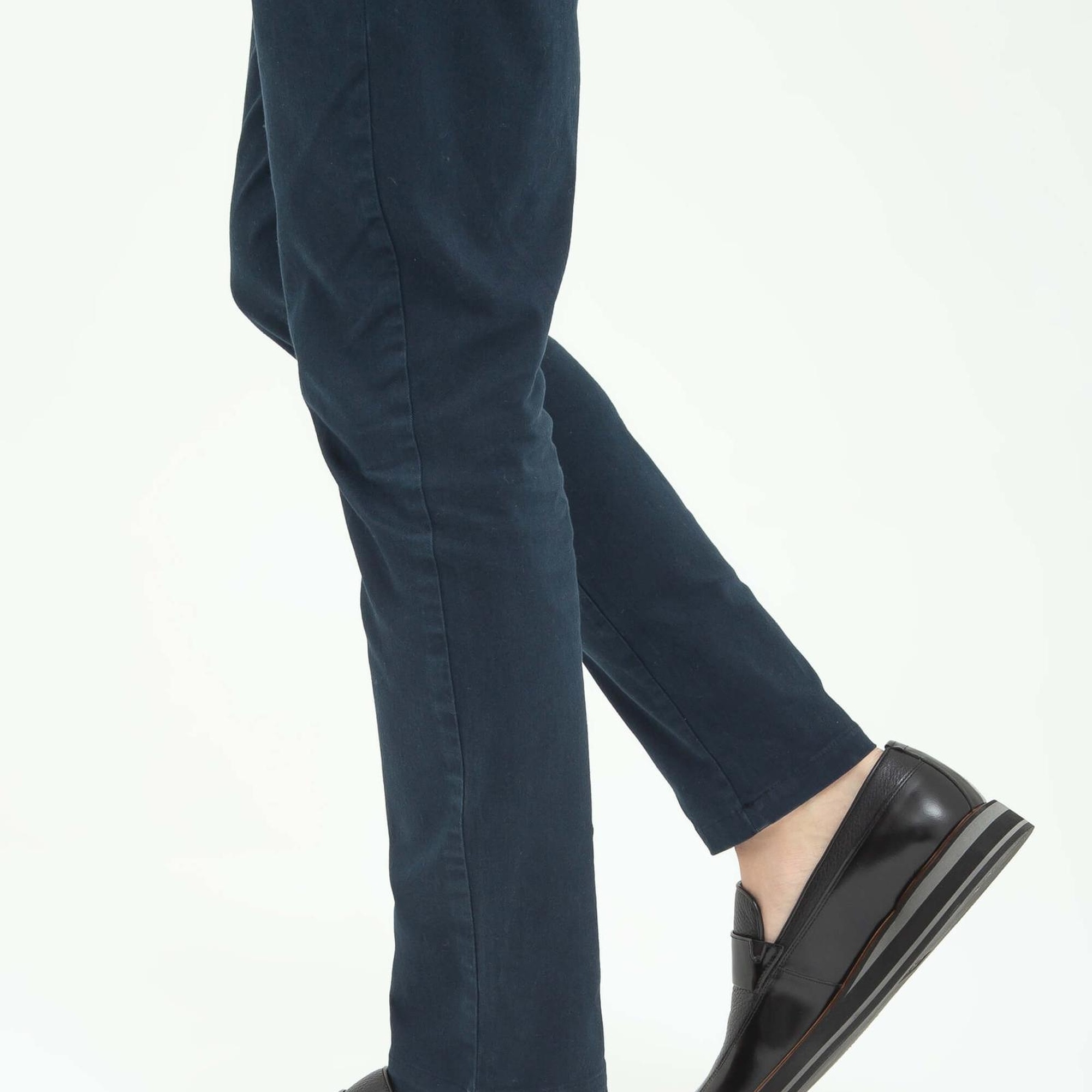 Tamer Tanca Erkek Hakiki Deri Siyah Açma Casual Ayakkabı