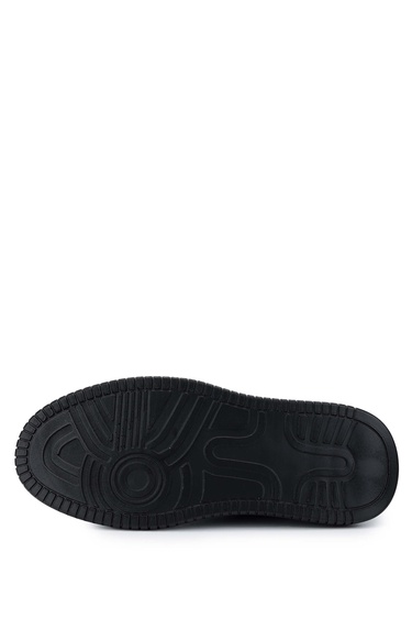  Tamer Tanca Erkek Hakiki Deri Siyah Sneakers & Spor Ayakkabı