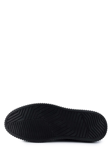  Tamer Tanca Erkek Hakiki Deri Siyah Sneakers & Spor Ayakkabı
