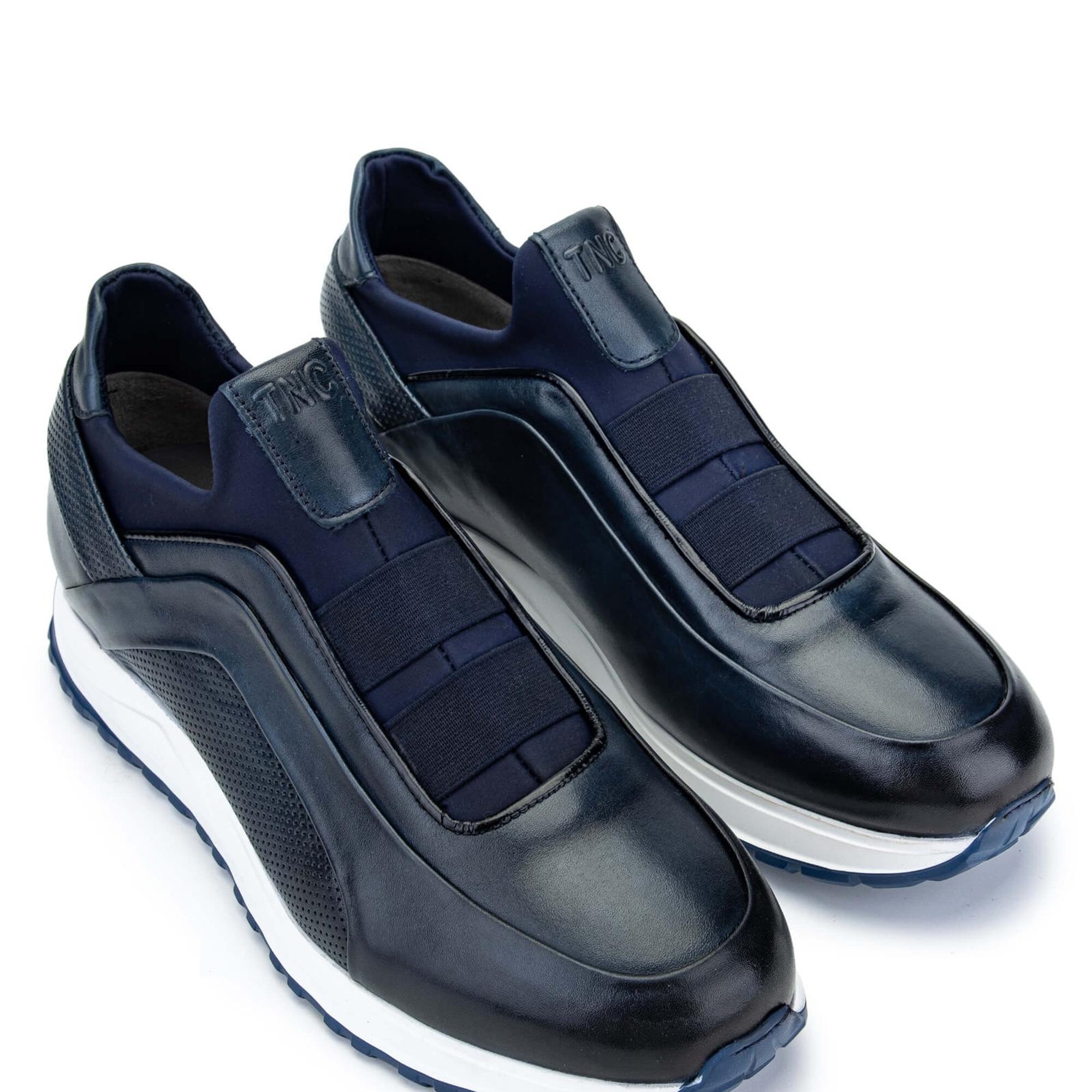 Tamer Tanca Erkek Hakiki Deri Lacivert Sneakers & Spor Ayakkabı Ayakkabı