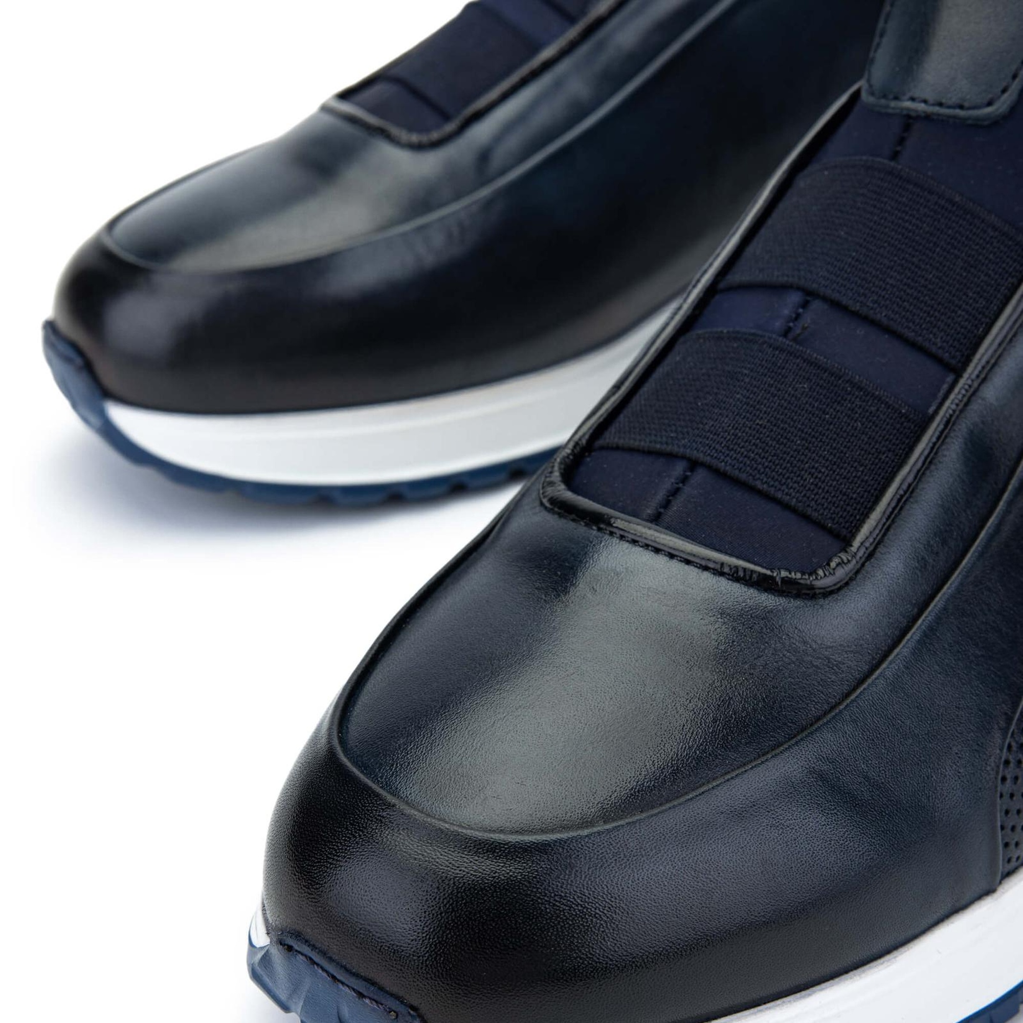 Tamer Tanca Erkek Hakiki Deri Lacivert Sneakers & Spor Ayakkabı Ayakkabı