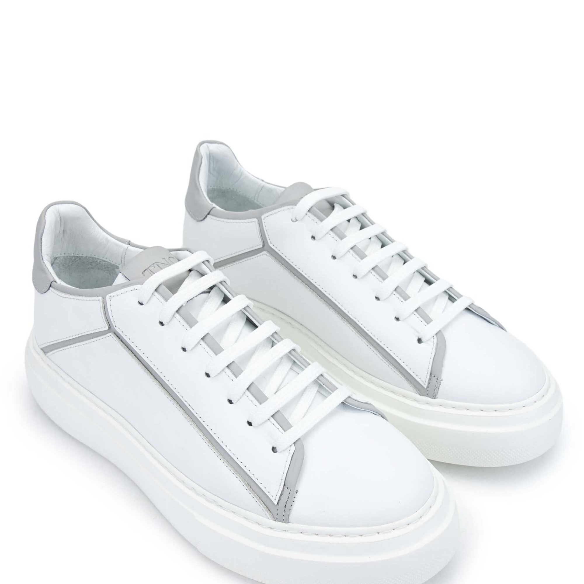 Tamer Tanca Erkek Hakiki Deri Beyaz Sneakers & Spor Ayakkabı