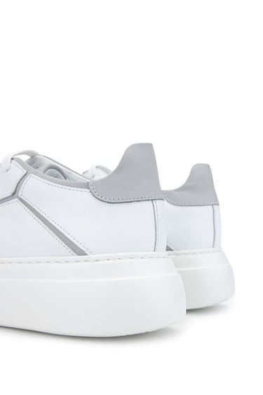  Tamer Tanca Erkek Hakiki Deri Beyaz Sneakers & Spor Ayakkabı