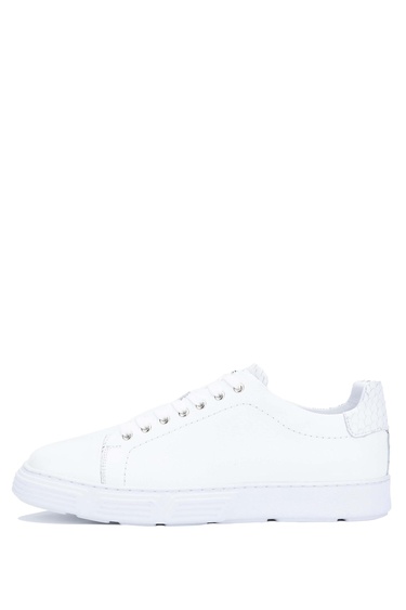  Tamer Tanca Erkek Hakiki Deri Beyaz Sneakers & Spor Ayakkabı