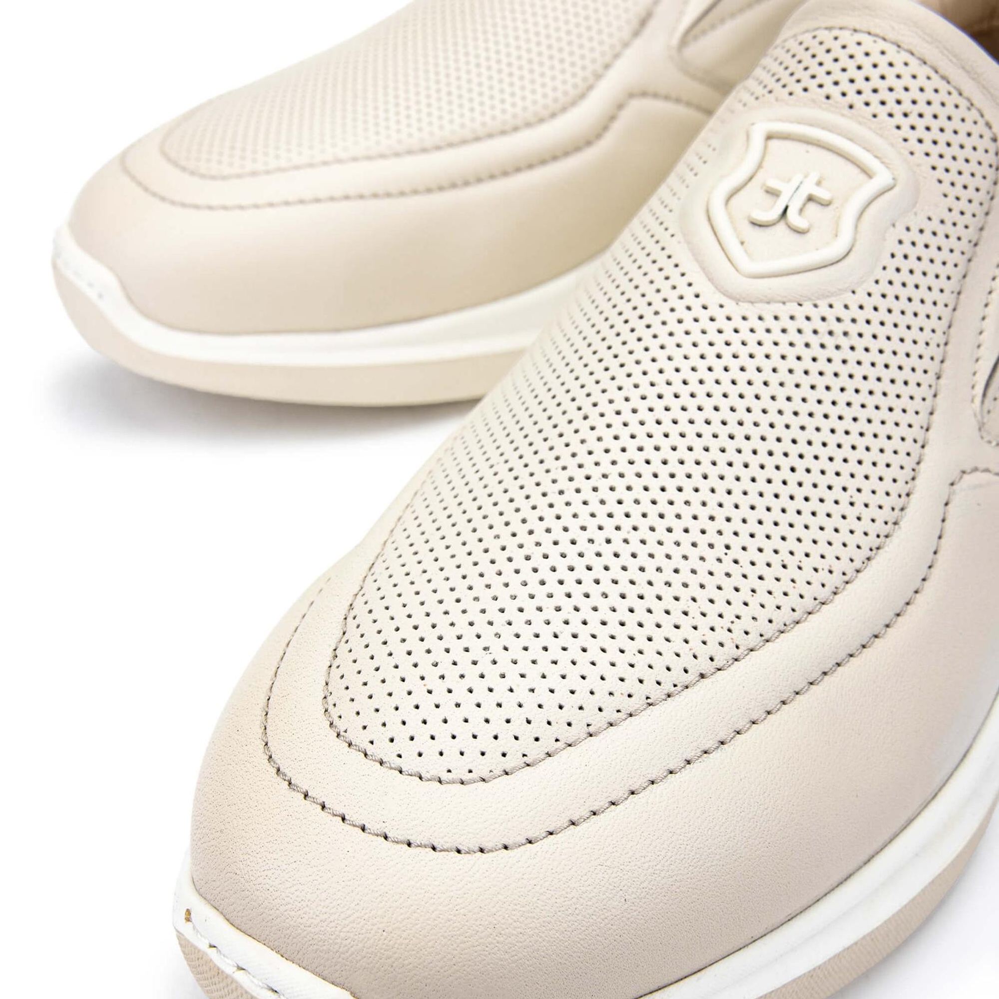 Tamer Tanca Erkek Hakiki Deri Bej Sneakers & Spor Ayakkabı