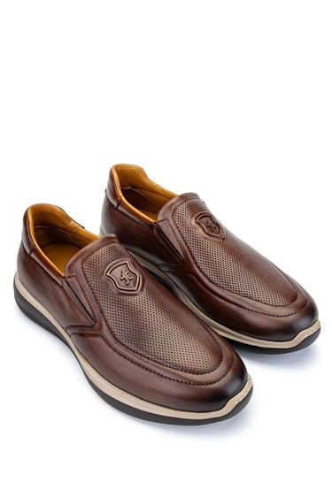  Tamer Tanca Erkek Hakiki Deri Kahverengi Sneakers & Spor Ayakkabı