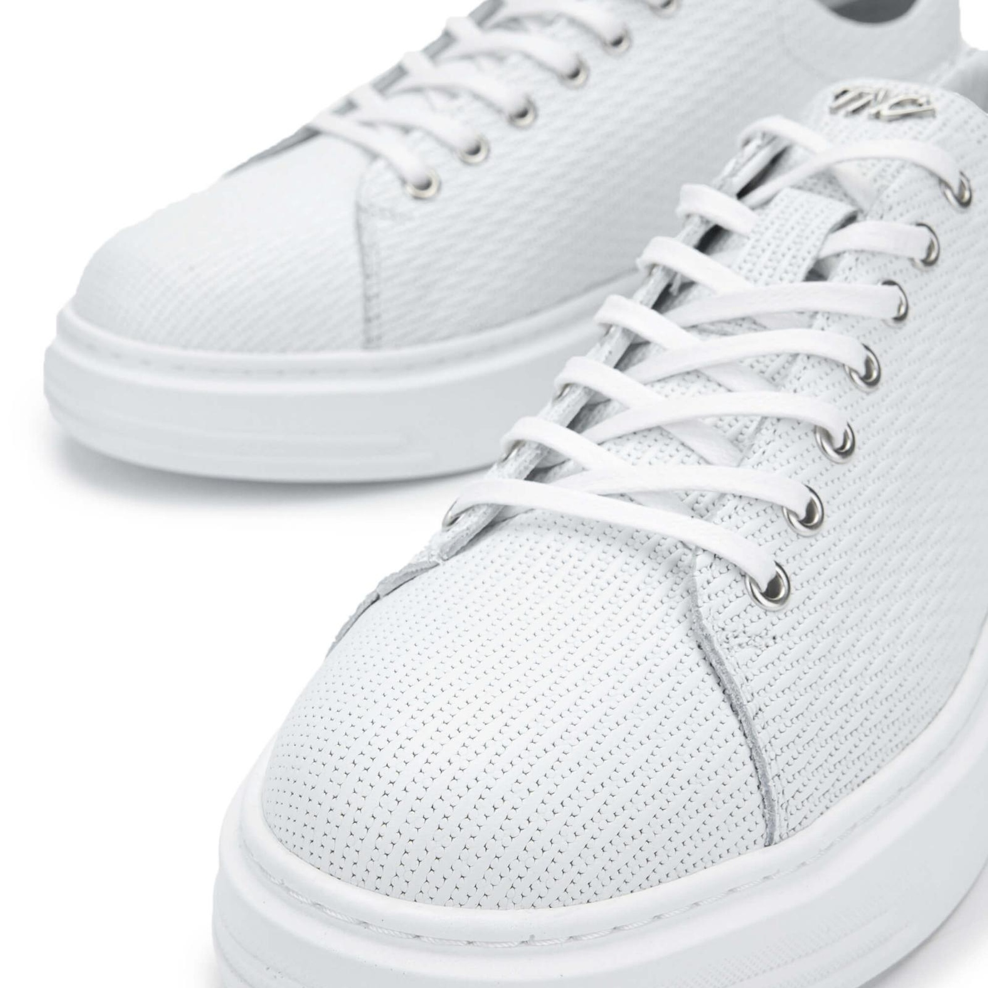 Tamer Tanca Erkek Hakiki Deri Beyaz Sneakers & Spor Ayakkabı