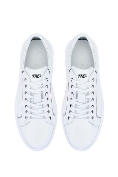  Tamer Tanca Erkek Hakiki Deri Beyaz Sneakers & Spor Ayakkabı