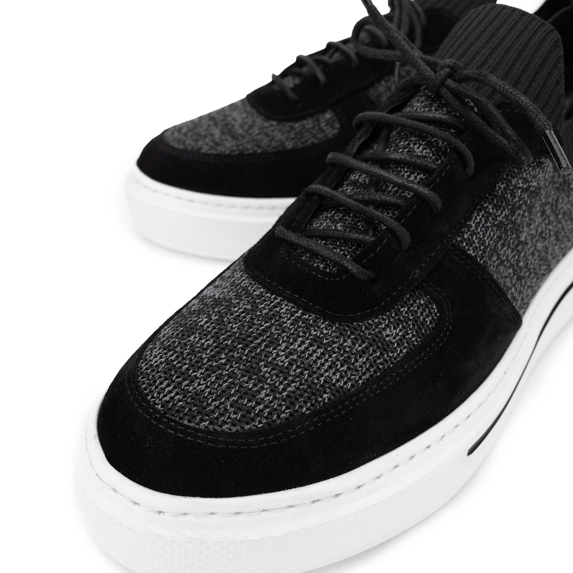 Tamer Tanca Erkek Deri & Tekstil Siyah Sneakers & Spor Ayakkabı