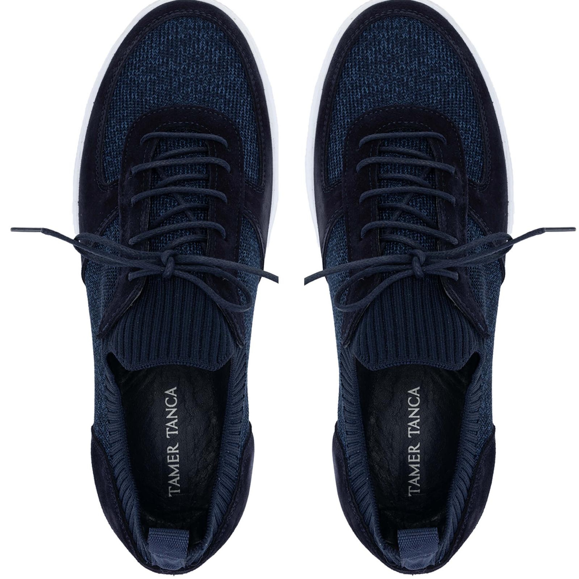 Tamer Tanca Erkek Deri & Tekstil Lacivert Sneakers & Spor Ayakkabı