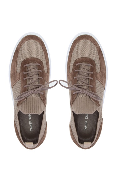  Tamer Tanca Erkek Deri & Tekstil Vizon Sneakers & Spor Ayakkabı