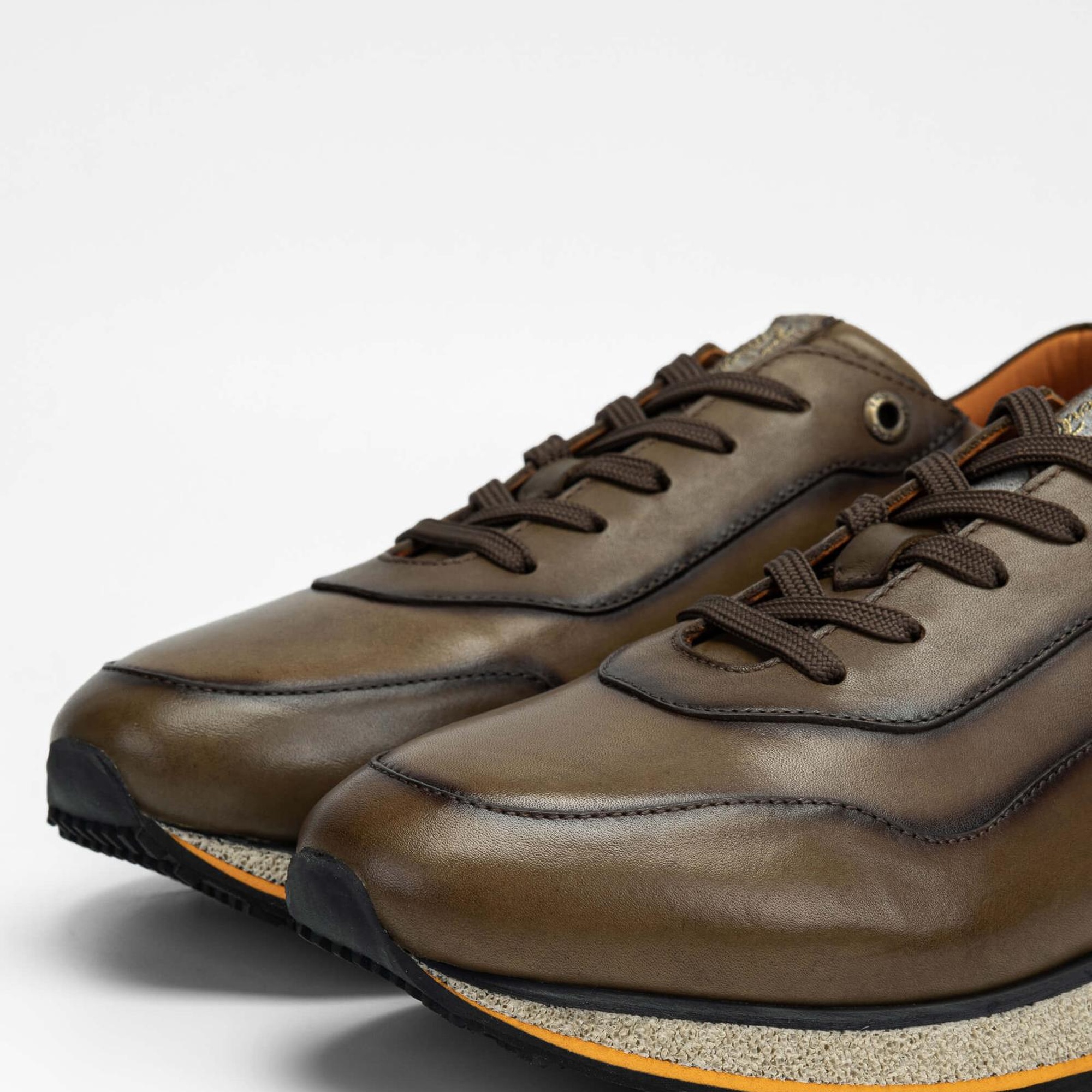 Tamer Tanca Erkek Hakiki Deri Ceviz Sneakers & Spor Ayakkabı