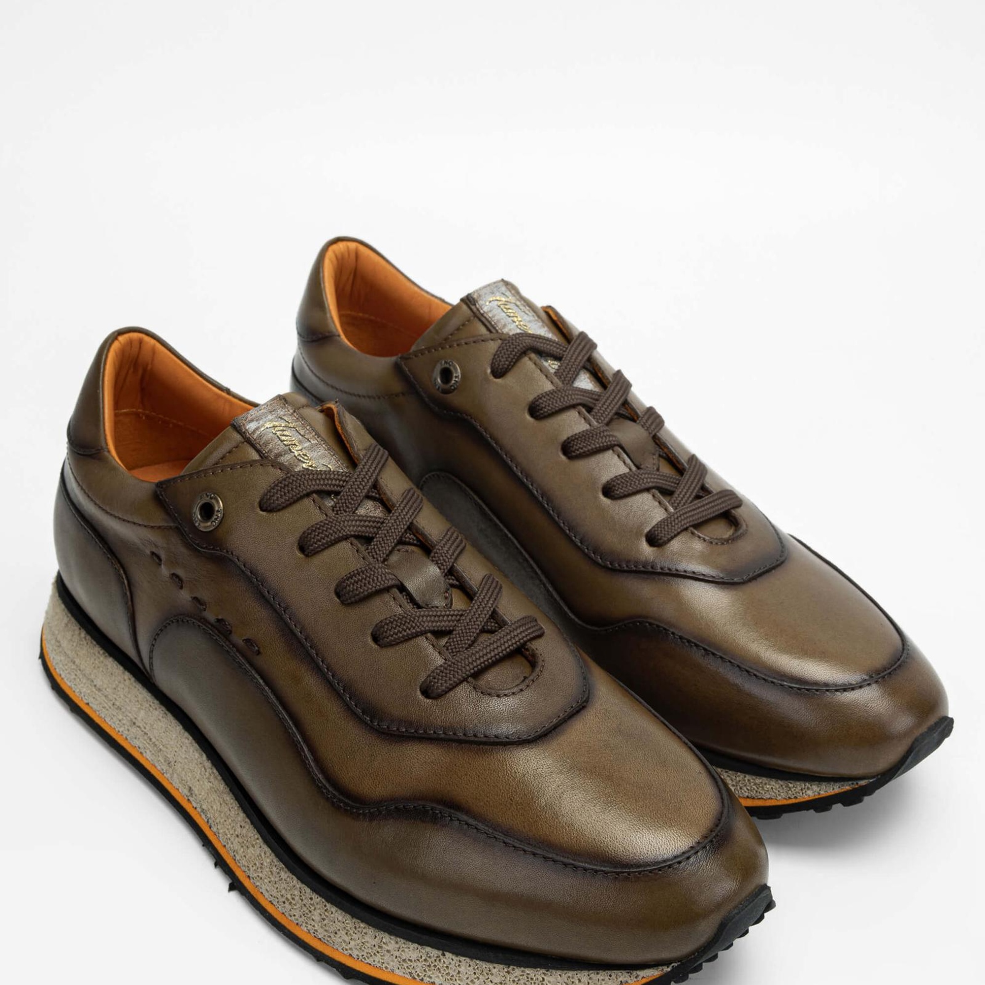 Tamer Tanca Erkek Hakiki Deri Ceviz Sneakers & Spor Ayakkabı