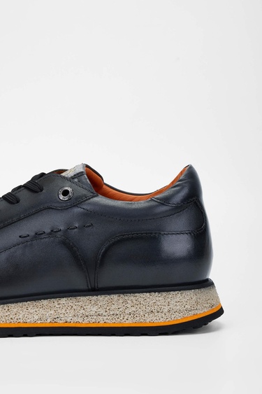  Tamer Tanca Erkek Hakiki Deri Gri Sneakers & Spor Ayakkabı