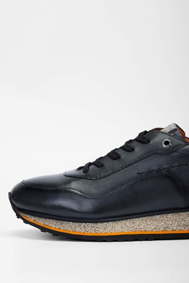  Tamer Tanca Erkek Hakiki Deri Gri Sneakers & Spor Ayakkabı