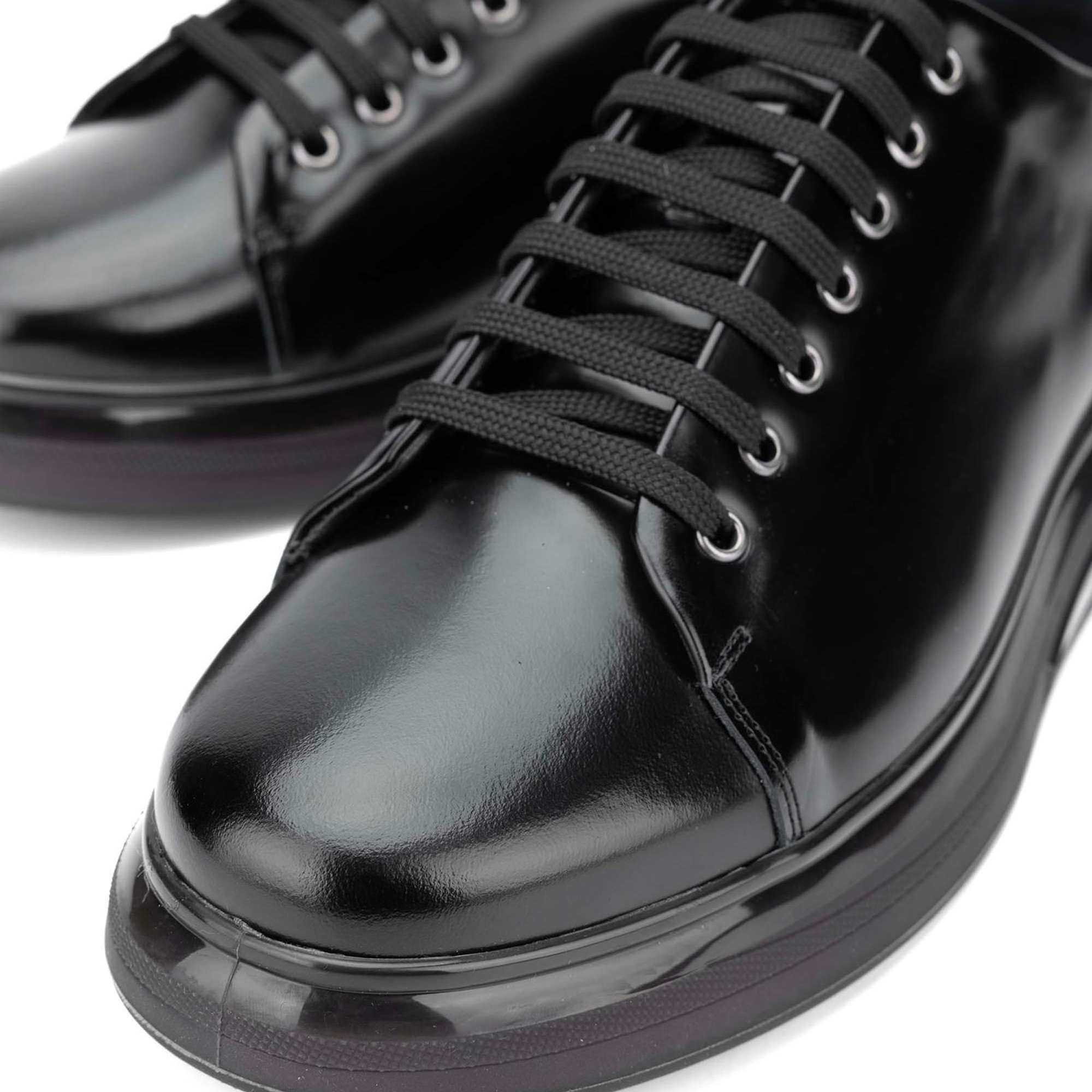 Tamer Tanca Erkek Hakiki Deri Siyah Açma Sneakers & Spor Ayakkabı