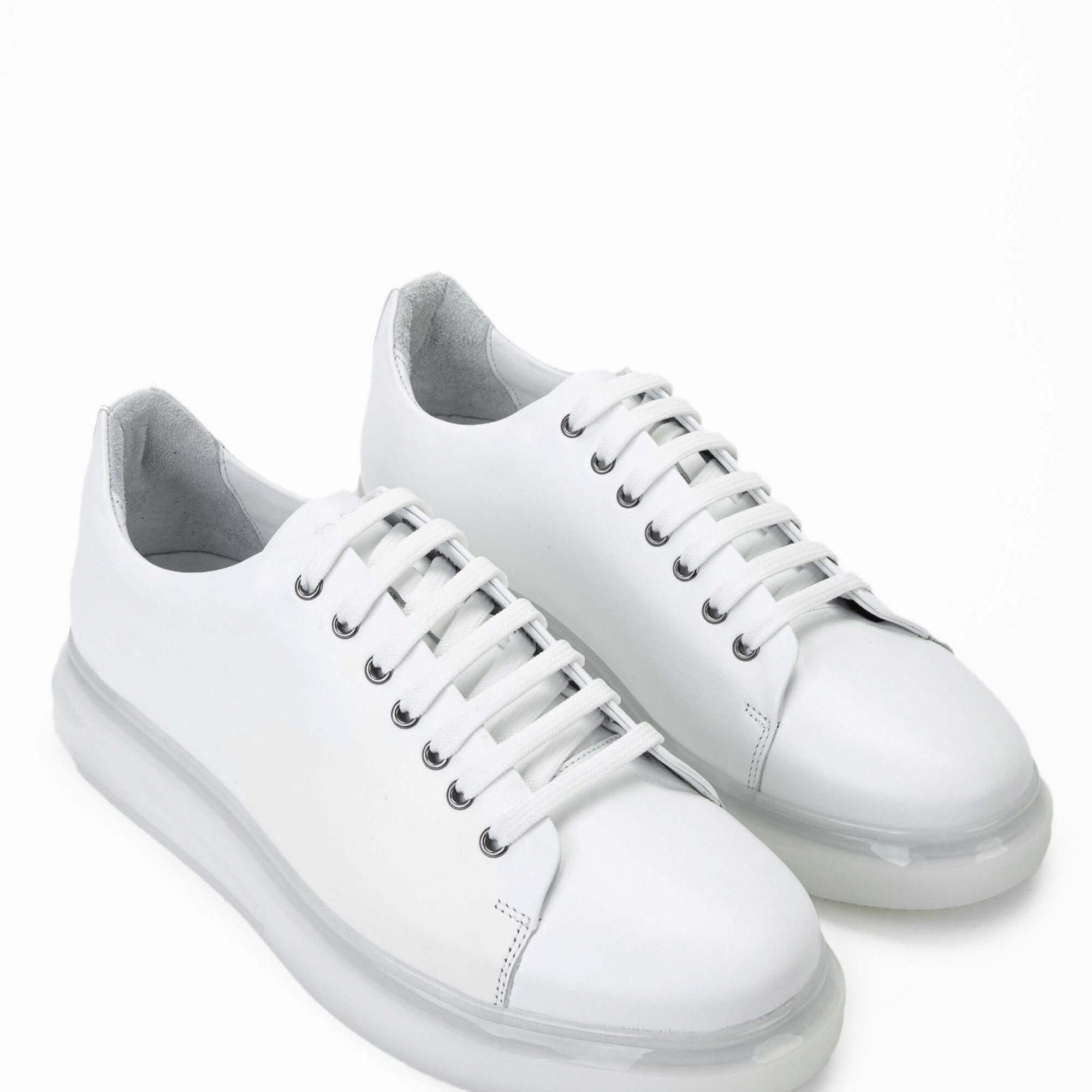 Tamer Tanca Erkek Hakiki Deri Beyaz Sneakers & Spor Ayakkabı