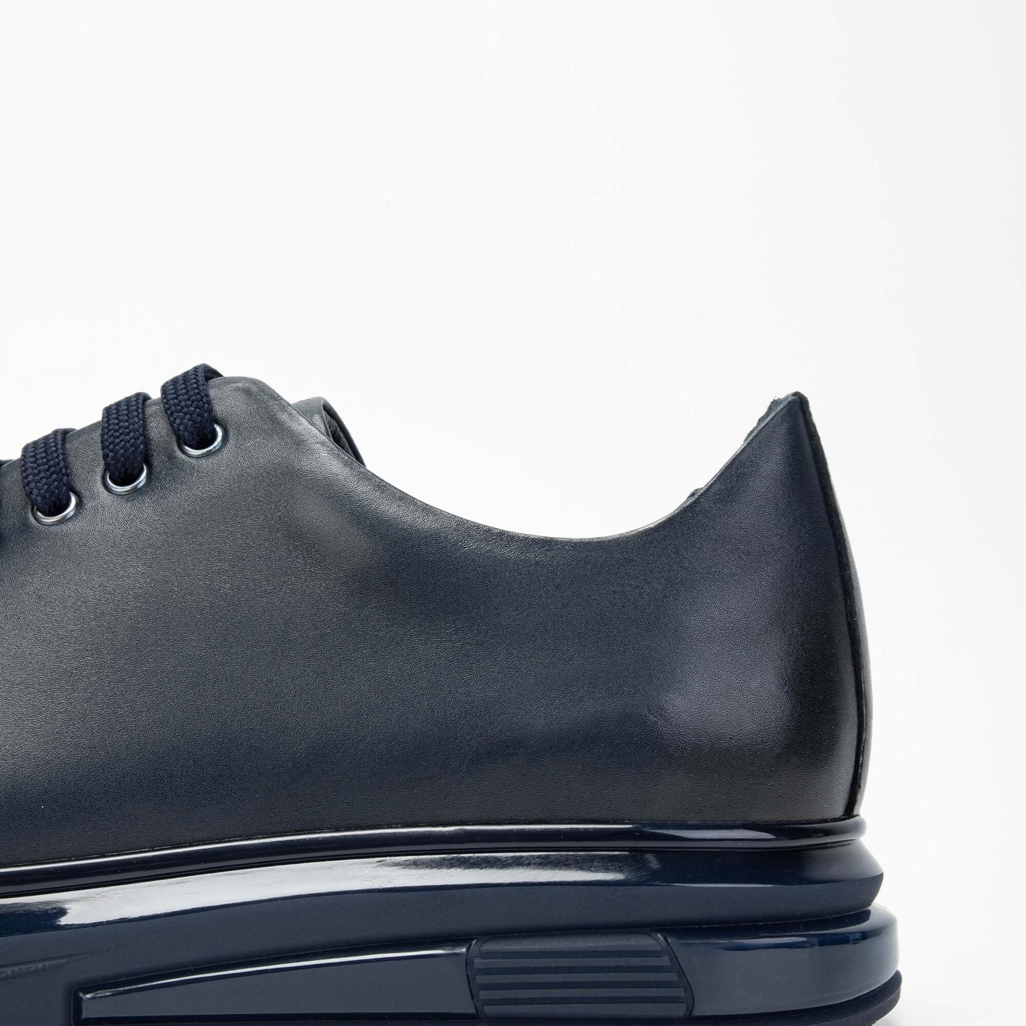 Tamer Tanca Erkek Hakiki Deri Lacivert Sneakers & Spor Ayakkabı