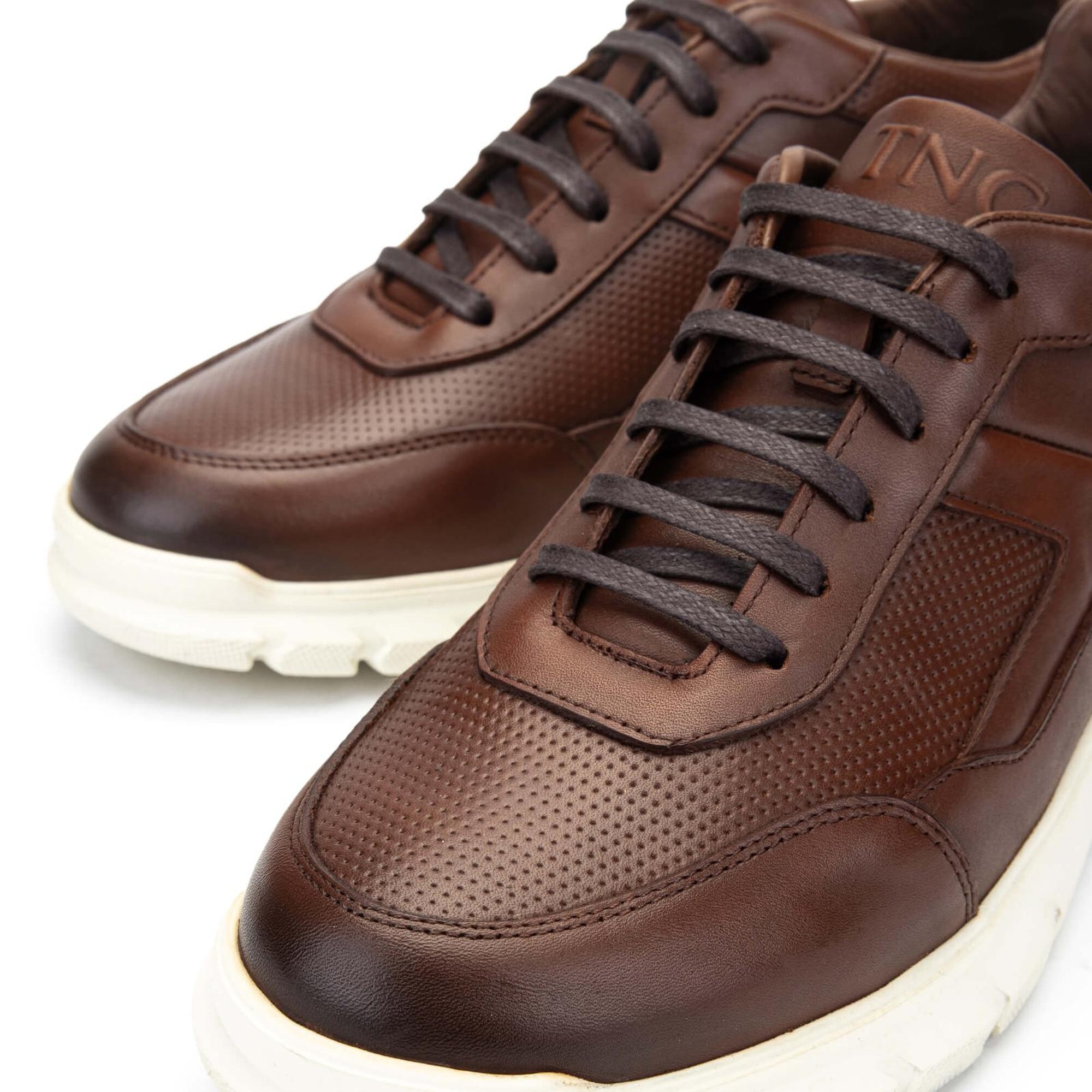 Tamer Tanca Erkek Hakiki Deri Taba Sneakers & Spor Ayakkabı